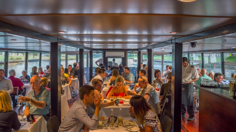 Enjoy a sumptuous four course meal (drinks inclusive) aboard the beautiful Spirit of Melbourne.